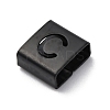 Ion Plating(IP) 304 Stainless Steel Square Slide Charms STAS-L132-16C-B-2
