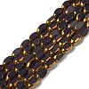 Electroplate Glass Beads Strands EGLA-P061-02A-05-1