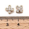 Brass Pave Cubic Zirconia Multi-Strand Links KK-Z131-14G-02-3