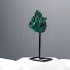 Natural Malachite Lamp with Metal Holder Ornament PW-WG598C7-19-1