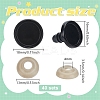 40Pcs Plastic Safety Craft Eye Cabochon Setting AJEW-PH0012-20B-2