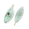 Natural Green Fluorite Pendants G-D357-01G-2
