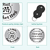 1Pc 304 Stainless Steel Commemorative Coins AJEW-CN0001-43G-3