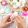 40Pcs 10 Styles Plastic Mini Western Cowboy Cowgirl Hat DOLL-CP0001-04-3