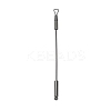 201 Stainless Steel Beadable Double Head Cuticle Pusher Nail Tools LS-STAS-R161-01B-1