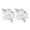 304 Stainless Steel Stud Earrings EJEW-I323-01P-02-4