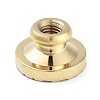 Texture Theme Roung Brass Stamp Head AJEW-M036-06C-G-3