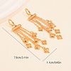 Brass Leverback Earrings for Women VY6617-4