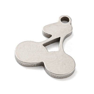 Non-Tarnish 304 Stainless Steel Pendants STAS-G318-09P-1