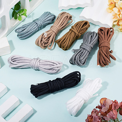 32M 8 Colors 7 Inner Cores Polyester & Spandex Cord Ropes RCP-TA0001-05-1