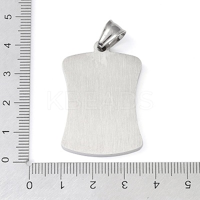 304 Stainless Steel Pendants LS-STAS-O008-01C-1