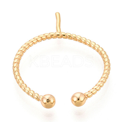 Brass Cup Peg Ring Settings KK-N274-34G-1