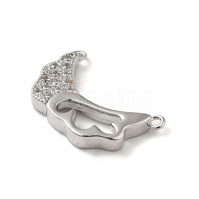 Brass Micro Pave Cubic Zirconia Pendants KK-H455-21P-1