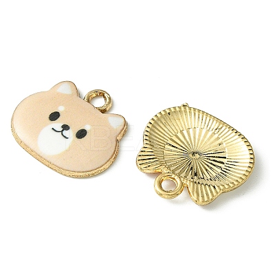 16Pcs 8 Colors Painted Alloy Pendants FIND-FS0001-97-1