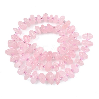 Natural Rose Quartz Beads Strands X-G-F821-B02-01-1