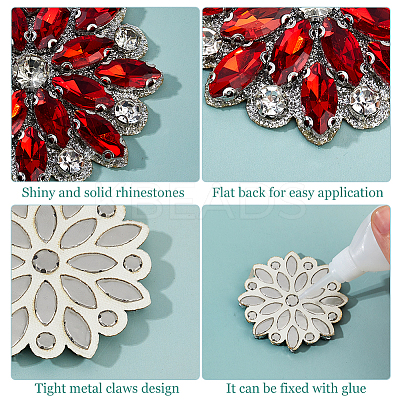 4Pcs Paillette and Rhinestone Accessories FIND-FH0012-19A-1