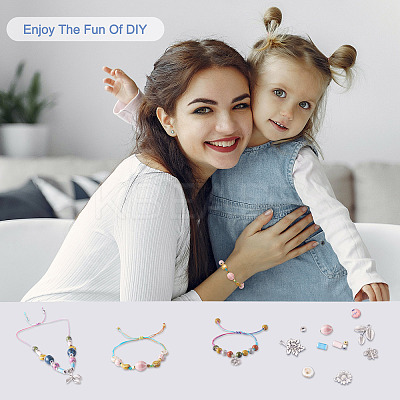 DIY Braided Bracelet Making Kit DIY-TA0003-91-1