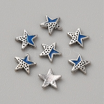 Tibetan Style Alloy Cabochons MRMJ-WH0075-97I-1