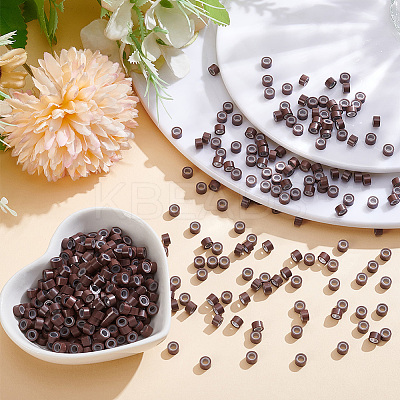 500Pcs Silicone Hair Coil Cuffs OHAR-SP0001-14A-1
