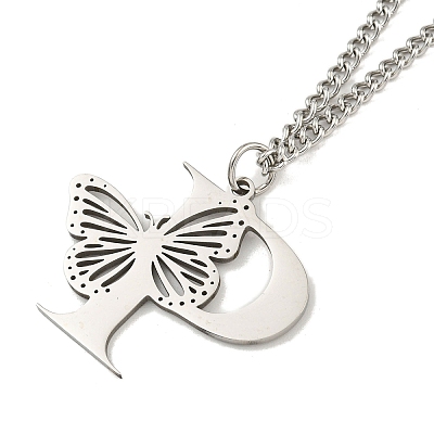 201 Stainless Steel Necklaces NJEW-Q336-01P-P-1