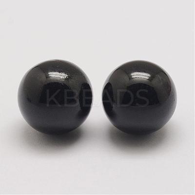 Brass Chime Ball Beads Fit Cage Pendants KK-G298-16mm-07-1