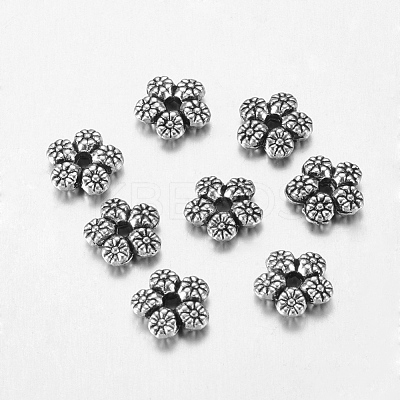 Tibetan Style Alloy Spacer Beads X-LF10889Y-NF-1