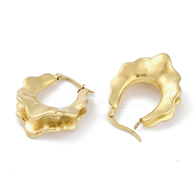 304 Stainless Steel Hoop Earrings EJEW-C105-09G-1