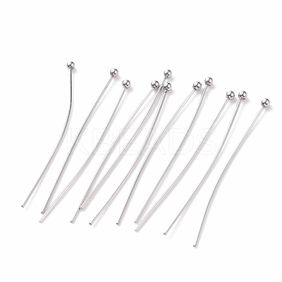 Tarnish Resistant 304 Stainless Steel Ball Head pins STAS-R051-40mm-1