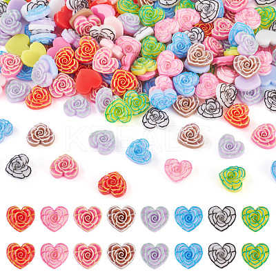 Printed Opaque Resin Cabochons CRES-TA0001-72B-1