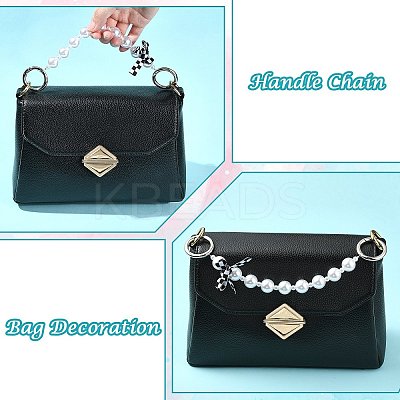 Plastic Beads Phone Case Beaded Chain AJEW-CJ00006-1