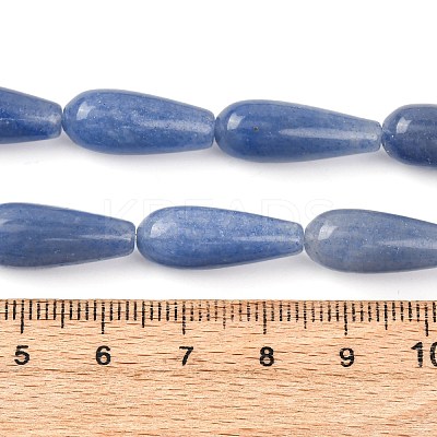 Natural Blue Aventurine(Dyed & Heated) Beads Strands G-H064-D04-01-1