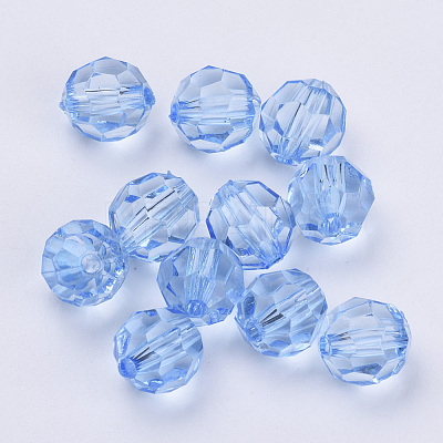 Transparent Acrylic Beads TACR-Q257-6mm-V41-1