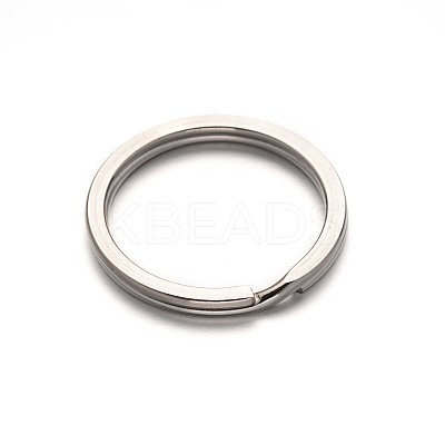 Non-Tarnish 304 Stainless Steel Split Key Rings X-STAS-M216-04-1