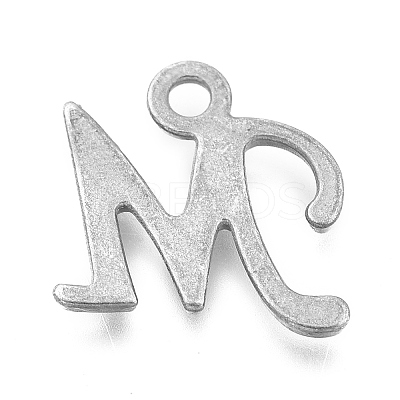 Alloy Letter Pendants LS-PALLOY-J718-01C-M-1