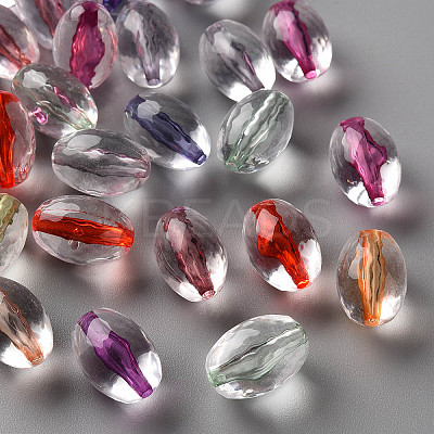 Transparent Acrylic Beads TACR-S154-14A-1