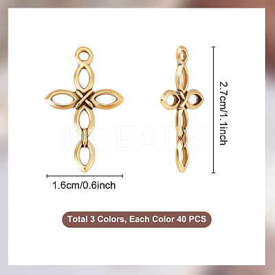 120Pcs 3 Colors Tibetan Styles Alloy Pendants FIND-PH0023-05-1