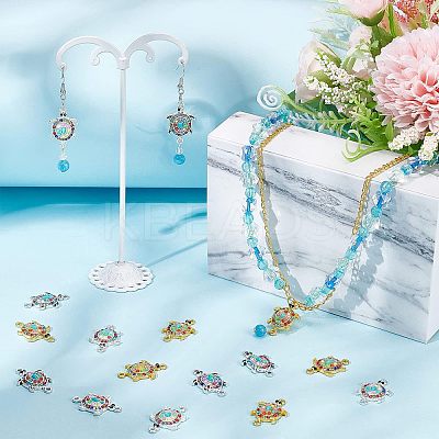 30Pcs 3 Colors Alloy Connector Charms RB-NB0001-22-1