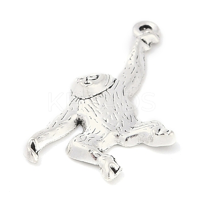 Tibetan Style Alloy Orangutan Pendants TIBEP-5232-AS-LF-1
