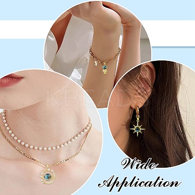 5Pcs 5 Styles Brass Micro Pave Cubic Zirconia Pendants KK-CJ0003-57-1