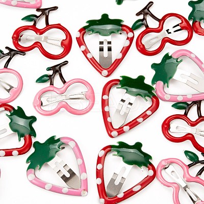 24Pcs 4 Style Iron Snap Hair Clips PHAR-LS0001-02-1