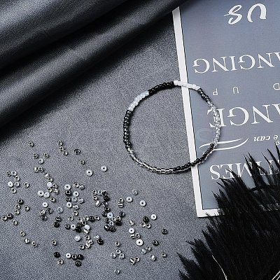 8 Style 8/0 Glass Round Seed Beads SEED-YW0001-38B-1