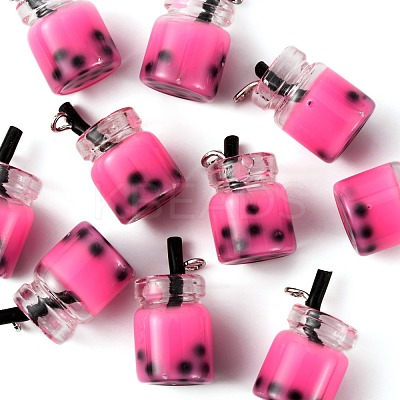 Glass Bottle Pendants X-CRES-S359-01G-1