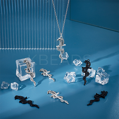 40Pcs 2 Colors Alloy Pendants FIND-UN0001-77-1