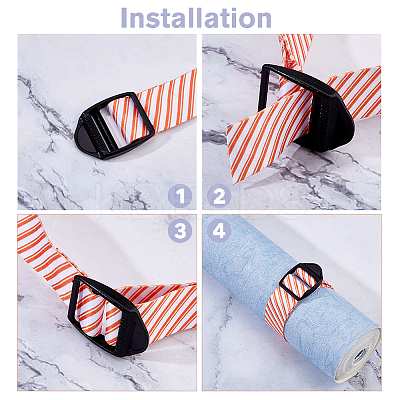 100Pcs 6 Styles POM Plastic Ladder Lock Slider Buckles FIND-FH0016-64-1