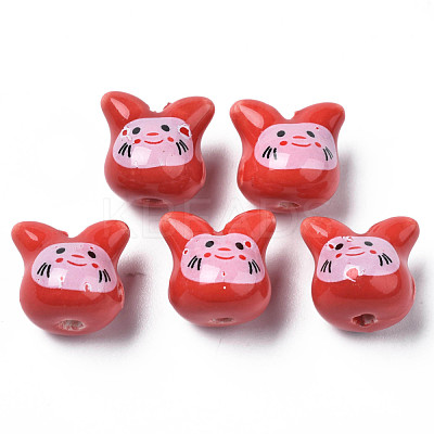 Handmade Porcelain Beads PORC-T007-04J-1