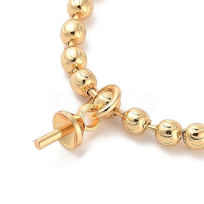 Brass Ball Chain Necklace Making NJEW-Q344-05G-1