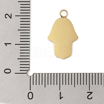 304 Stainless Steel Enamel Pendants STAS-P377-11G-C-1