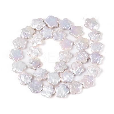 Natural Baroque Keshi Pearl Beads Strands PEAR-S020-A03-01A-1