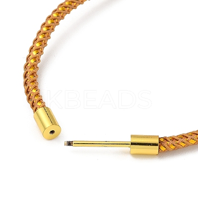 Braided Nylon Cord Bracelet Making MAK-L043-01G-08-1