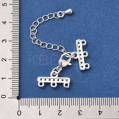 Rack Plating Brass Lobster Claw Clasps KK-F883-18S-1